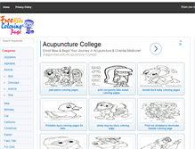 Tablet Screenshot of freekidscoloringpage.com